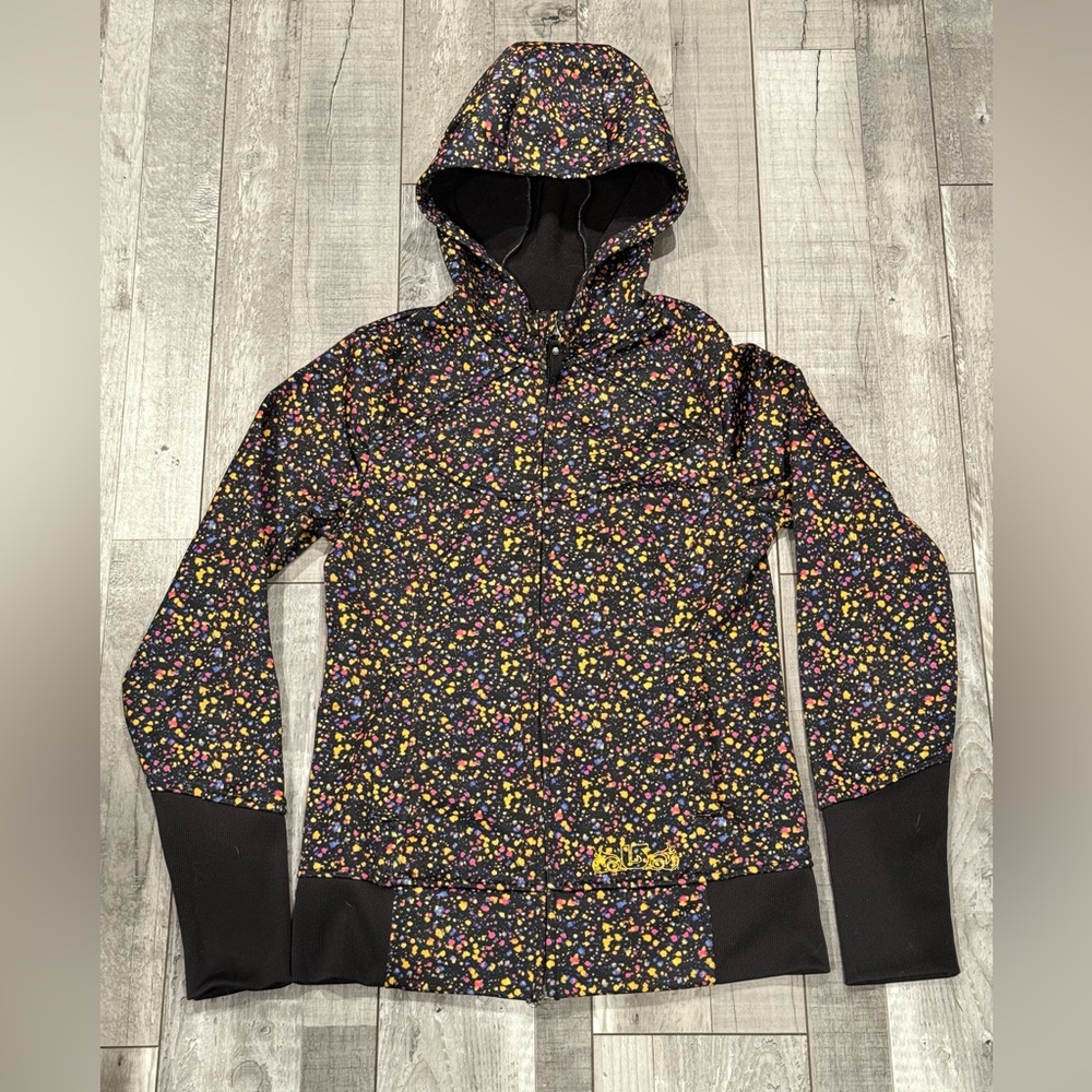BURTON Layering Zip Up Polkadot Comfy Sweater